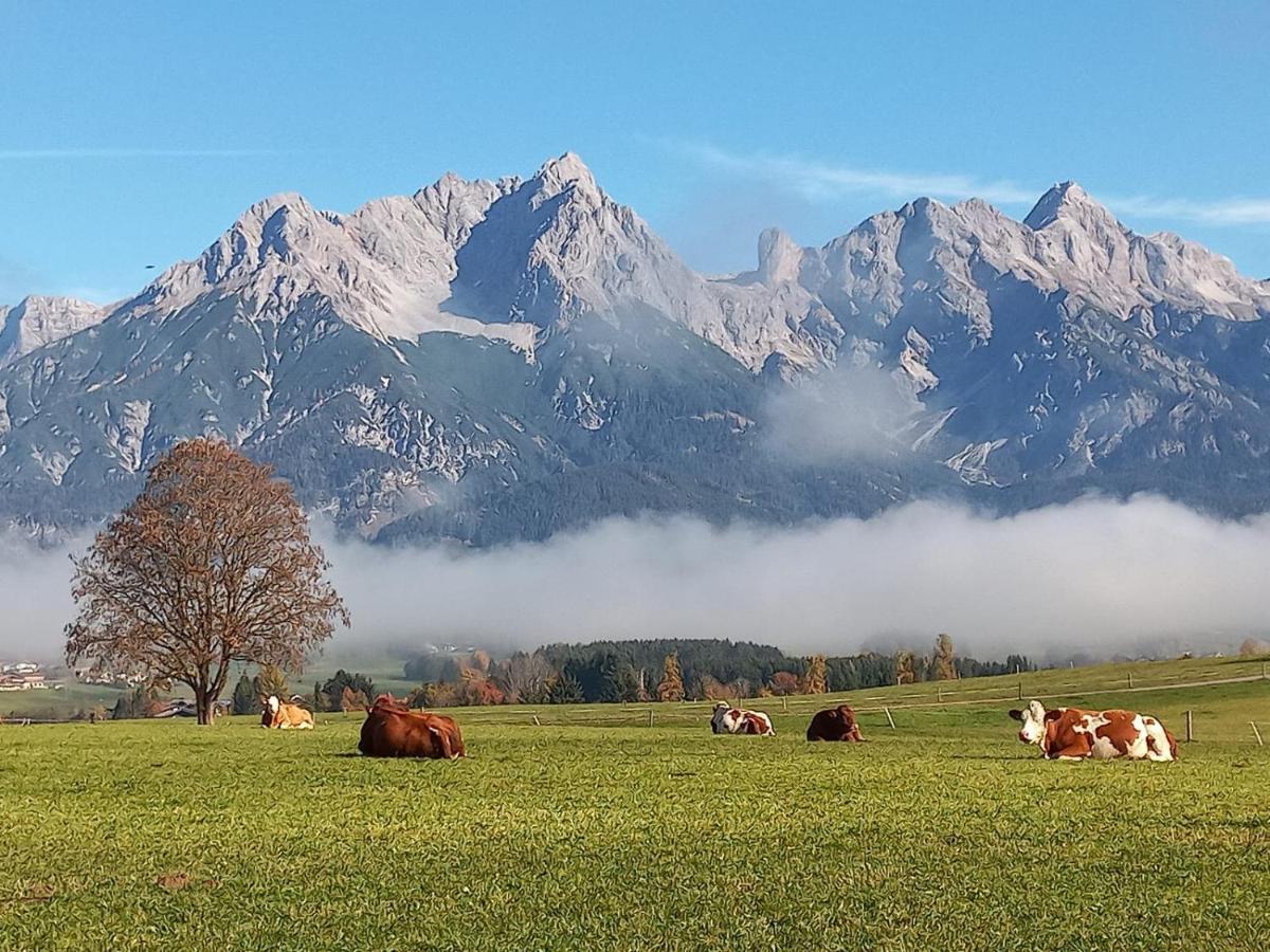 Ferienwohnung Kracherbauer Saalfelden Bagian luar foto